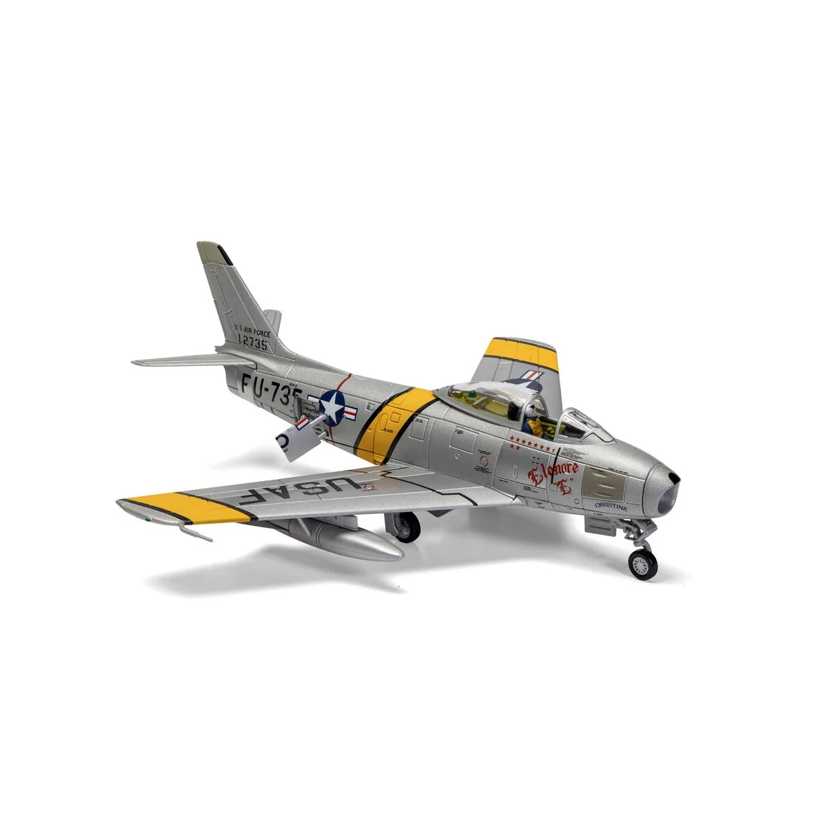 North American F-86E Sabre, Eleanor ‘E’ CHRISTINE, William T. ‘Bill... North American F-86E Sabre, Eleanor ‘E’ CHRISTINE, William T. ‘Bill...