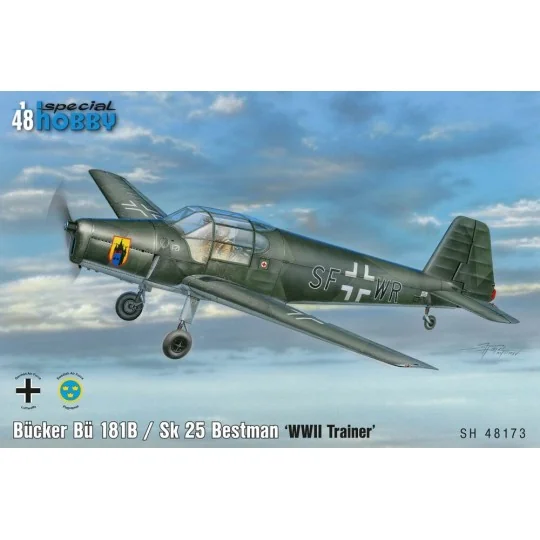 Bücker Bü 181B / Sk 25 Bestmann 'WWII Trainer', 1/48 - Special Hobb... Bücker Bü 181B / Sk 25 Bestmann 'WWII Trainer', 1/48 - Special Hobb...
