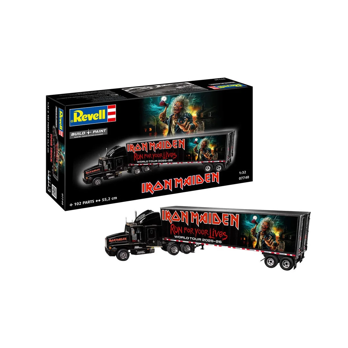 Tour Truck Iron Maiden (50th Anniversary), 1/32 - Revell 07740