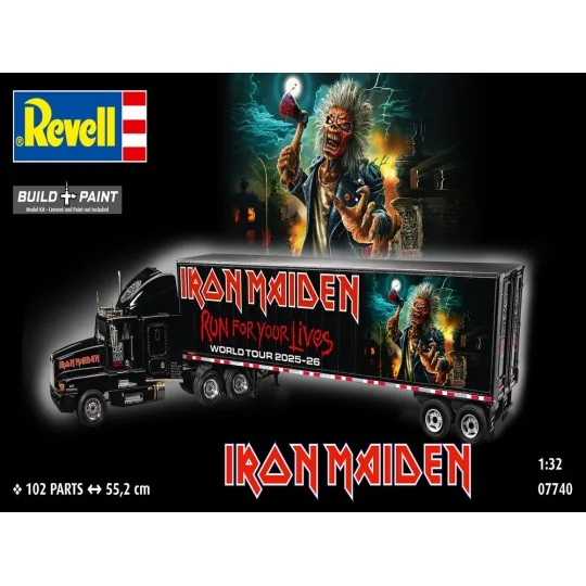 Tour Truck Iron Maiden (50th Anniversary), 1/32 - Revell 07740