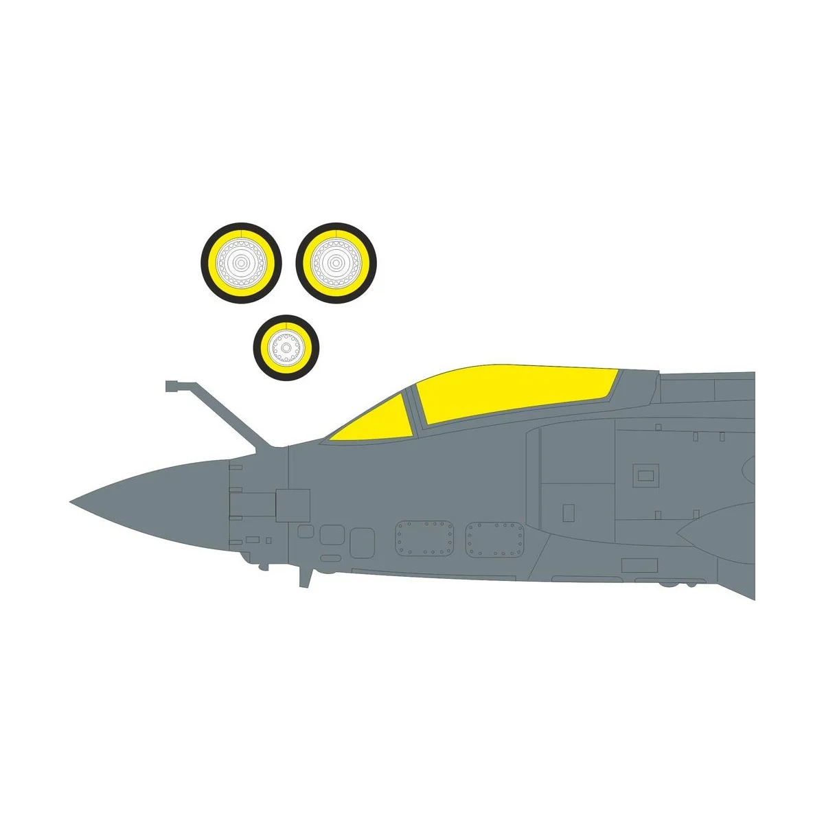 Buccaneer S.2D Tface for Trumpeter, 1/48 - Eduard Accessories EX1191 Buccaneer S.2D Tface for Trumpeter, 1/48 - Eduard Accessories EX1191