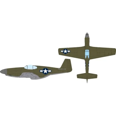 P-51B US national insignia for Eduard, 1/32 - Eduard Accessories JX353