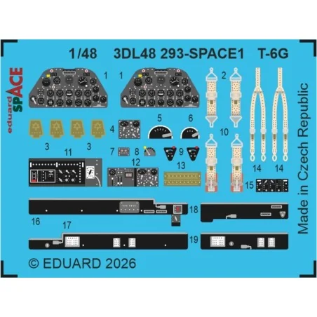 T-6G SPACE for Italeri, 1/48 - Eduard Accessories 3DL48293