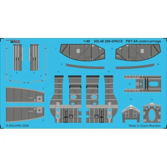 PBY-5A undercarriage SPACE for Eduard / Revell, 1/48 - Eduard Acces... PBY-5A undercarriage SPACE for Eduard / Revell, 1/48 - Eduard Acces...