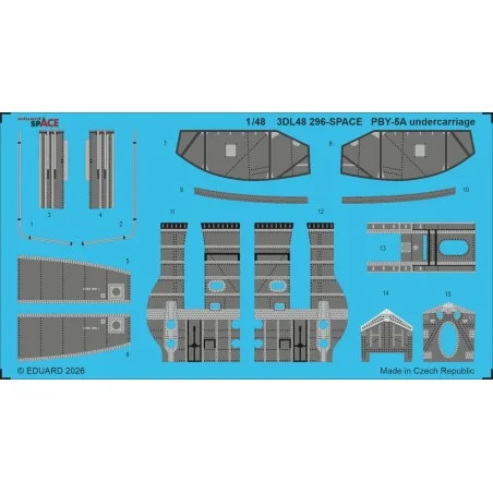 PBY-5A undercarriage SPACE for Eduard / Revell, 1/48 - Eduard Acces...