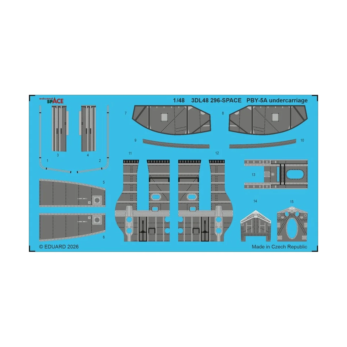 PBY-5A undercarriage SPACE for Eduard / Revell, 1/48 - Eduard Acces... PBY-5A undercarriage SPACE for Eduard / Revell, 1/48 - Eduard Acces...