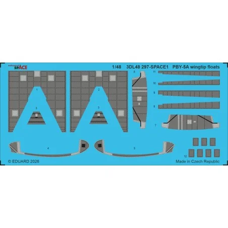 PBY-5A wingtip floats SPACE for Eduard / Revell, 1/48 - Eduard Acce...