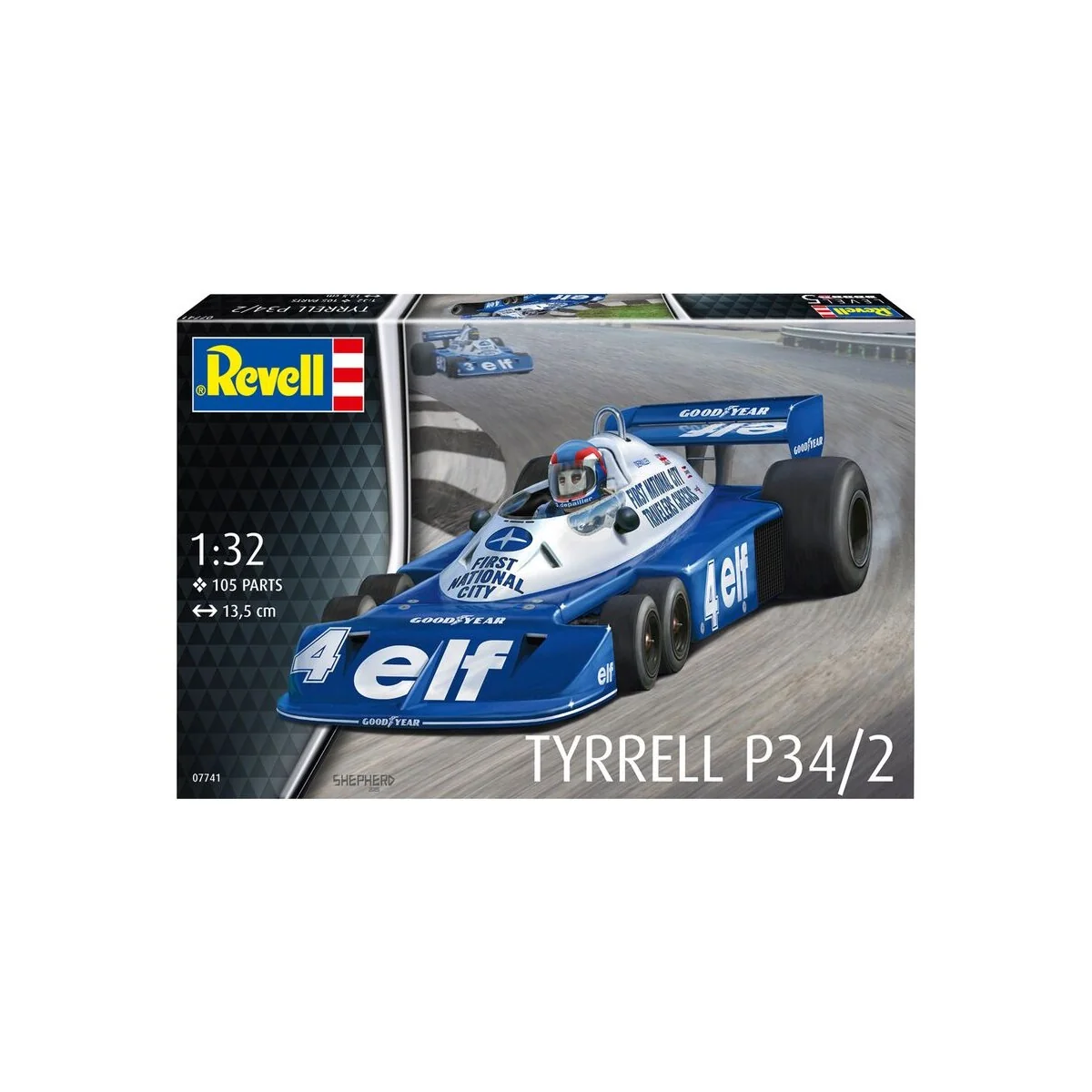 Tyrrel P34/2 6-Wheeler, 1/32 - Revell 07741 Tyrrel P34/2 6-Wheeler, 1/32 - Revell 07741