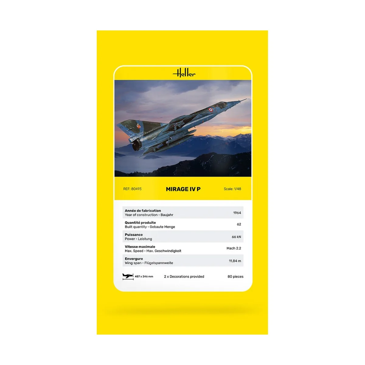 Mirage IV P, 1/48 - Heller 80493