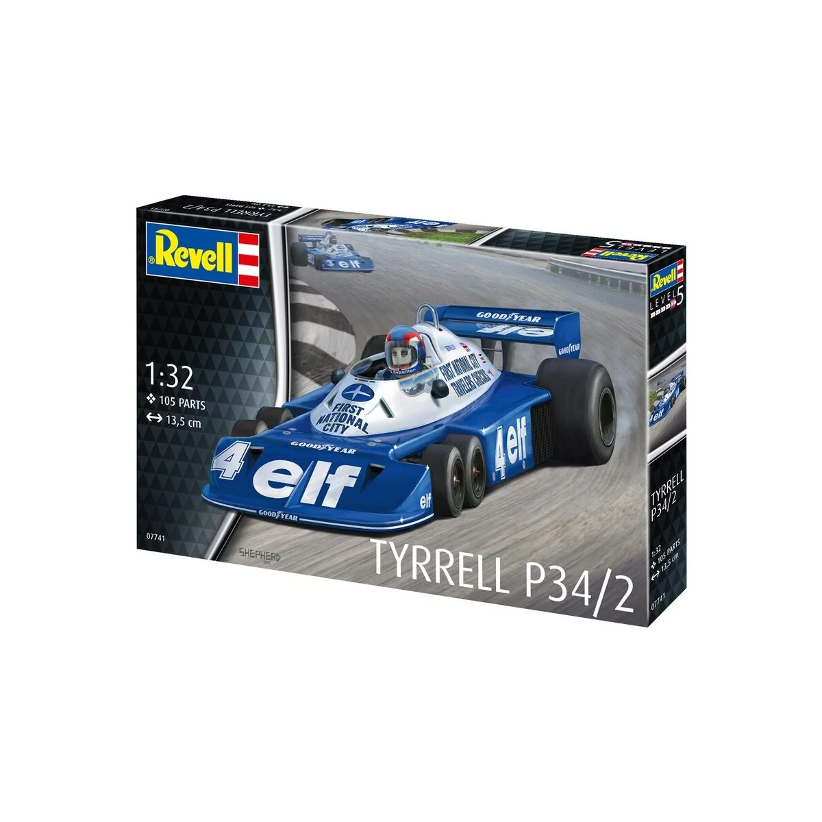 Tyrrel P34/2 6-Wheeler, 1/32 - Revell 07741 Tyrrel P34/2 6-Wheeler, 1/32 - Revell 07741