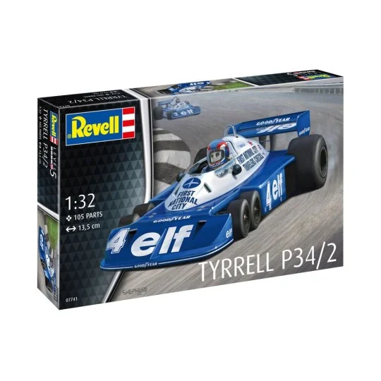 Tyrrel P34/2 6-Wheeler, 1/32 - Revell 07741 Tyrrel P34/2 6-Wheeler, 1/32 - Revell 07741