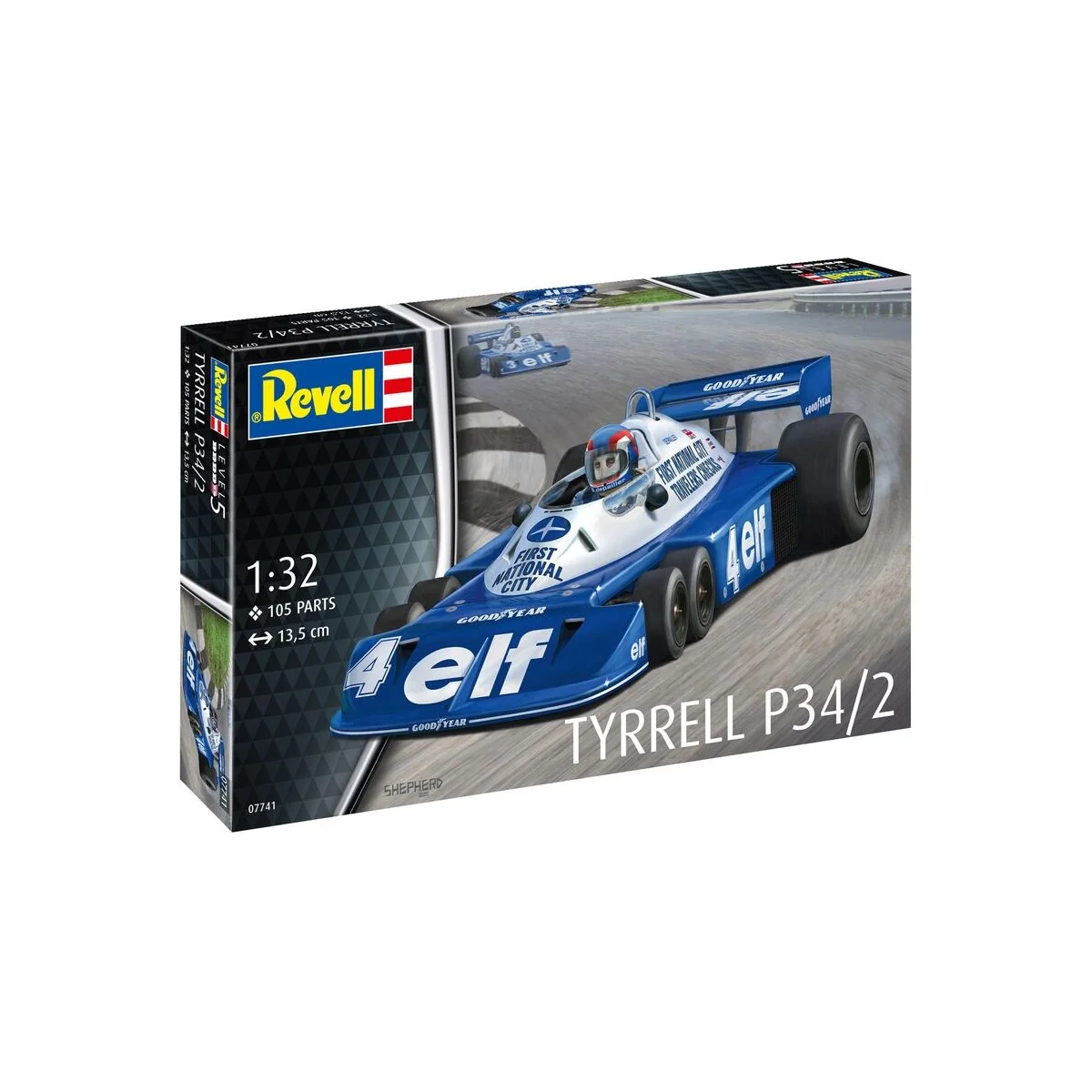 Tyrrel P34/2 6-Wheeler, 1/32 - Revell 07741 Tyrrel P34/2 6-Wheeler, 1/32 - Revell 07741