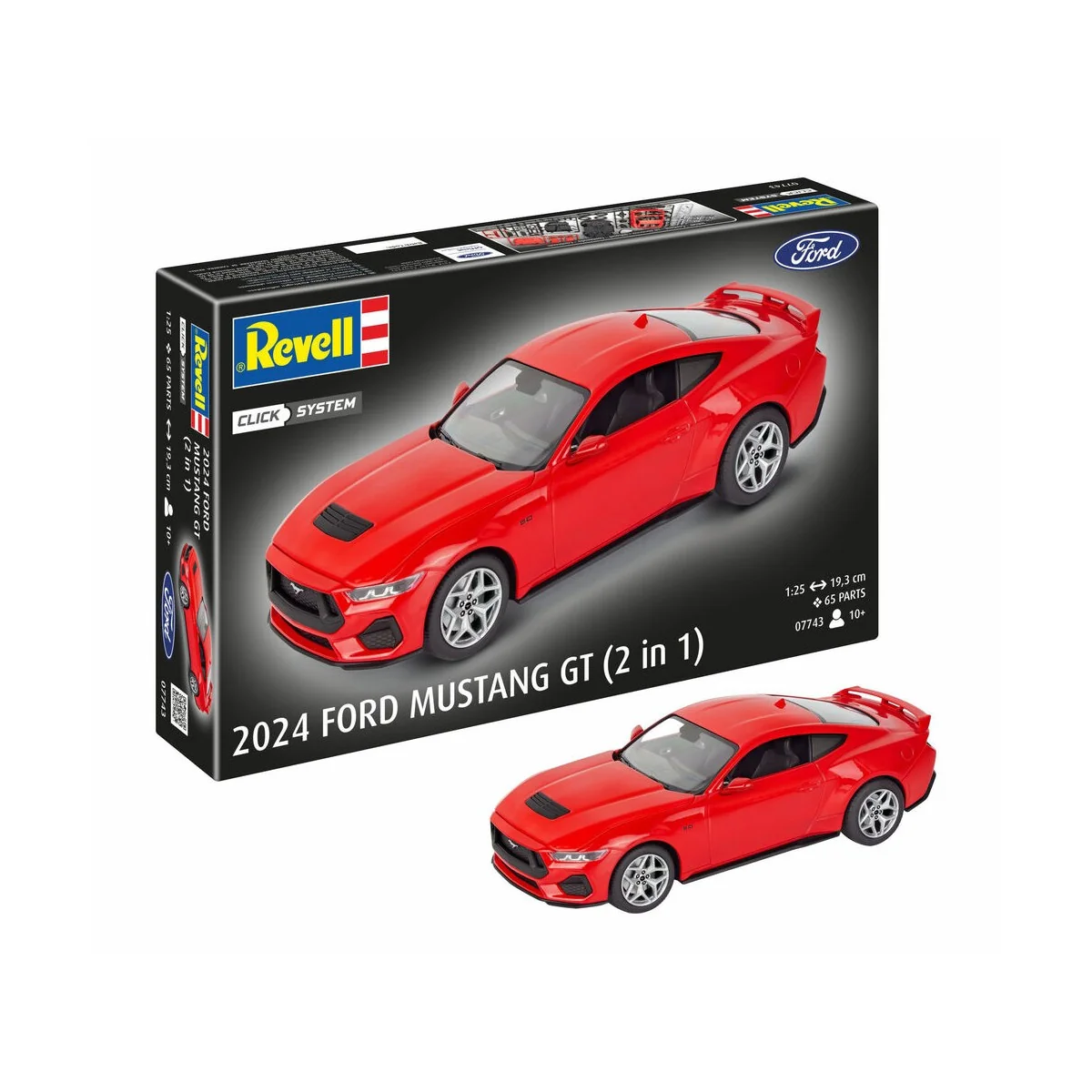 2024 Ford Mustang GT (easy-click), 1/25 - Revell 07743 2024 Ford Mustang GT (easy-click), 1/25 - Revell 07743