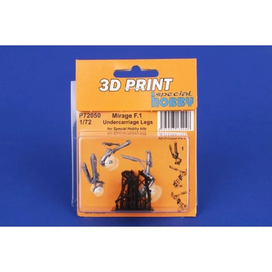 Mirage F.1 Undercarriage Legs for Special Hobby, 1/72 - CMK 129-P72050