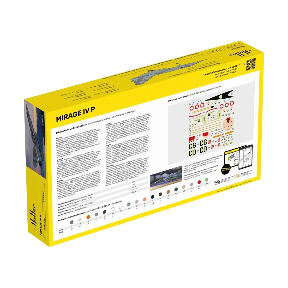 Mirage IV P, 1/48 - Heller 80493