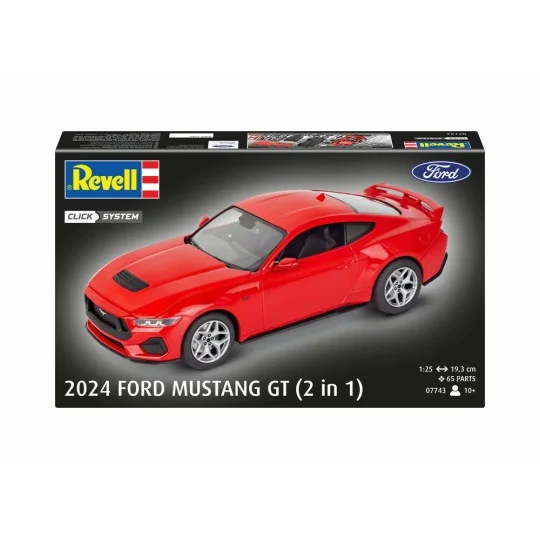 2024 Ford Mustang GT (easy-click), 1/25 - Revell 07743 2024 Ford Mustang GT (easy-click), 1/25 - Revell 07743