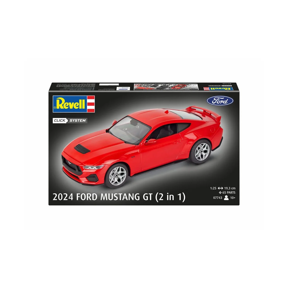 2024 Ford Mustang GT (easy-click), 1/25 - Revell 07743 2024 Ford Mustang GT (easy-click), 1/25 - Revell 07743