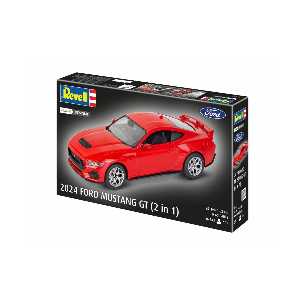 2024 Ford Mustang GT (easy-click), 1/25 - Revell 07743 2024 Ford Mustang GT (easy-click), 1/25 - Revell 07743