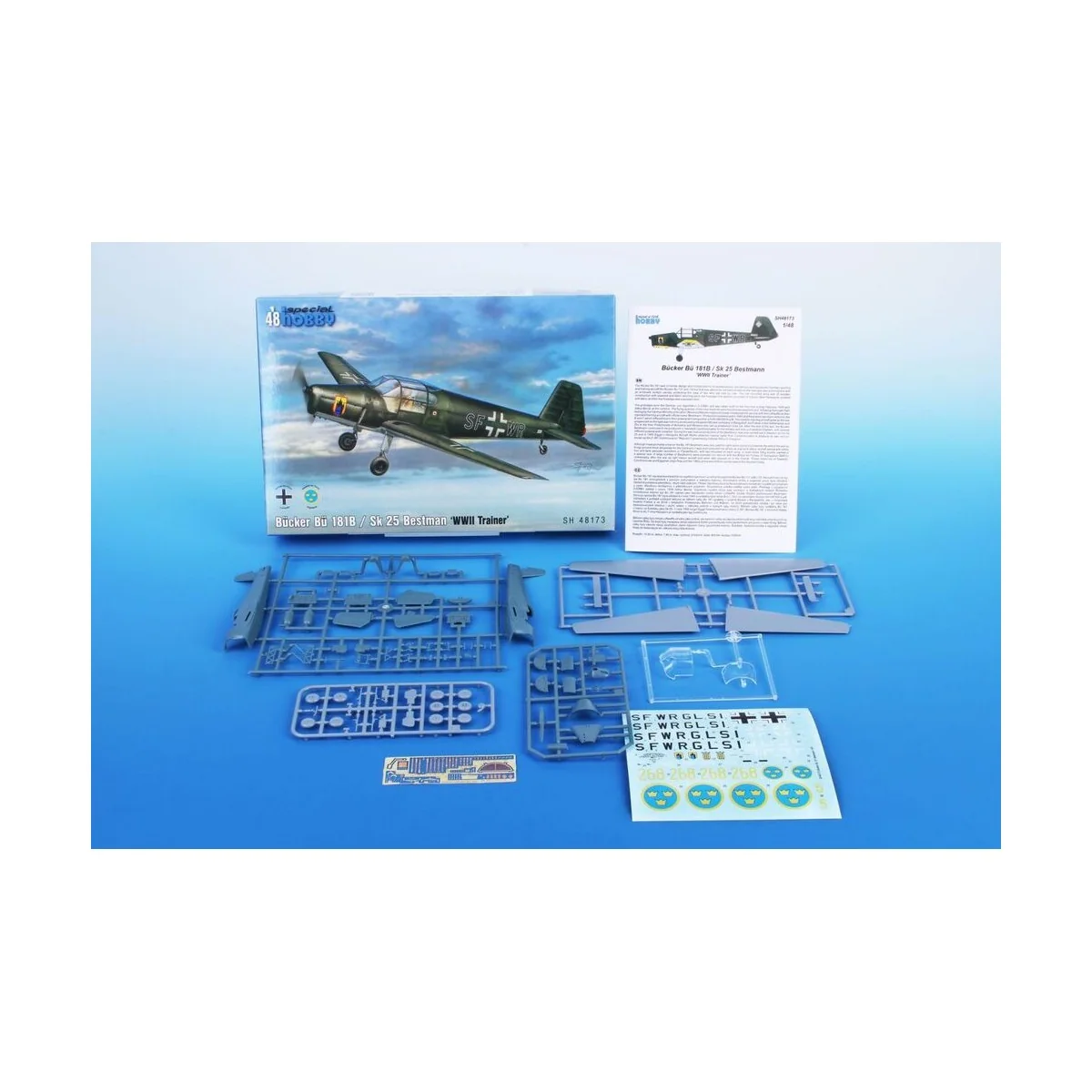 Bücker Bü 181B / Sk 25 Bestmann 'WWII Trainer', 1/48 - Special Hobb... Bücker Bü 181B / Sk 25 Bestmann 'WWII Trainer', 1/48 - Special Hobb...