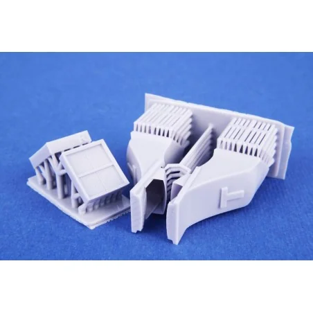P-47D/M Intercooler Channel Correction Set for Tamiya, 1/48 - CMK 1...