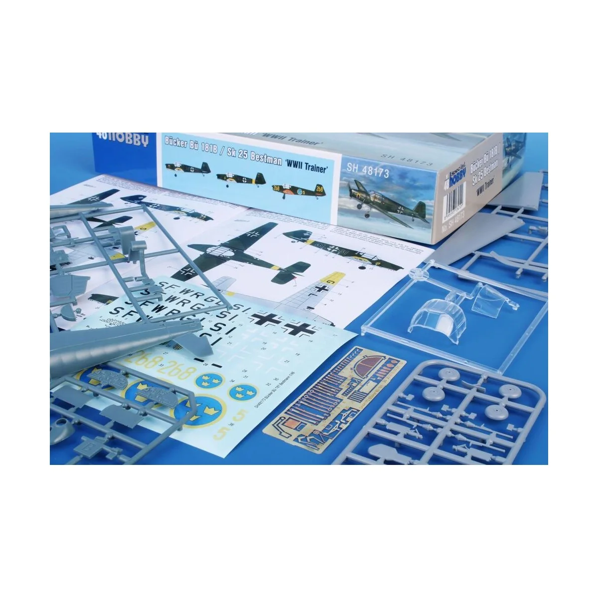 Bücker Bü 181B / Sk 25 Bestmann 'WWII Trainer', 1/48 - Special Hobb... Bücker Bü 181B / Sk 25 Bestmann 'WWII Trainer', 1/48 - Special Hobb...