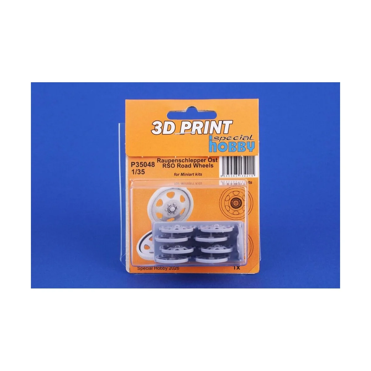 Raupenschlepper Ost RSO Road Wheels for Miniart, 1/35 - CMK 129-P35048 Raupenschlepper Ost RSO Road Wheels for Miniart, 1/35 - CMK 129-P35048