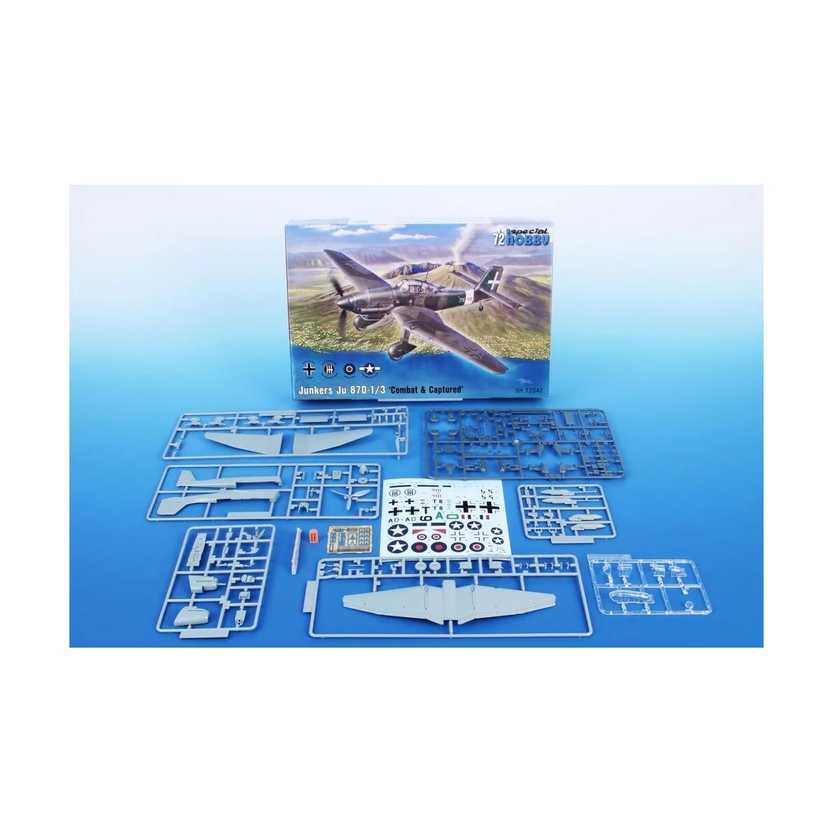Junkers Ju 87D-1/3 'Combat & Captured', 1/72 - Special Hobby 100-SH... Junkers Ju 87D-1/3 'Combat & Captured', 1/72 - Special Hobby 100-SH...