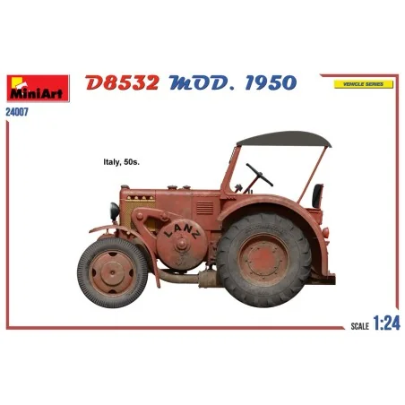 German Traffic Tractor D8532 Mod.1950, 1/24 - MiniArt 24007