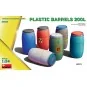 Plastic Barrels 200L, 1/24 - MiniArt 24011 Plastic Barrels 200L, 1/24 - MiniArt 24011