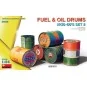 Fuel & Oil Drums 1930-50's Set 2, 1/24 - MiniArt 24012 Fuel & Oil Drums 1930-50's Set 2, 1/24 - MiniArt 24012