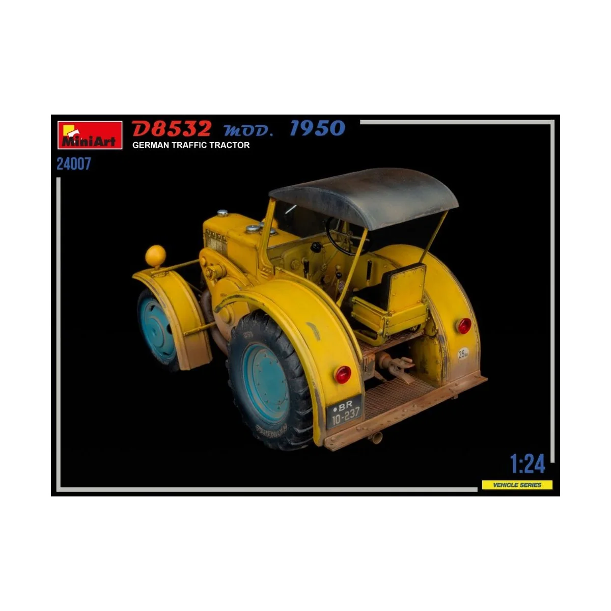 German Traffic Tractor D8532 Mod.1950, 1/24 - MiniArt 24007 German Traffic Tractor D8532 Mod.1950, 1/24 - MiniArt 24007