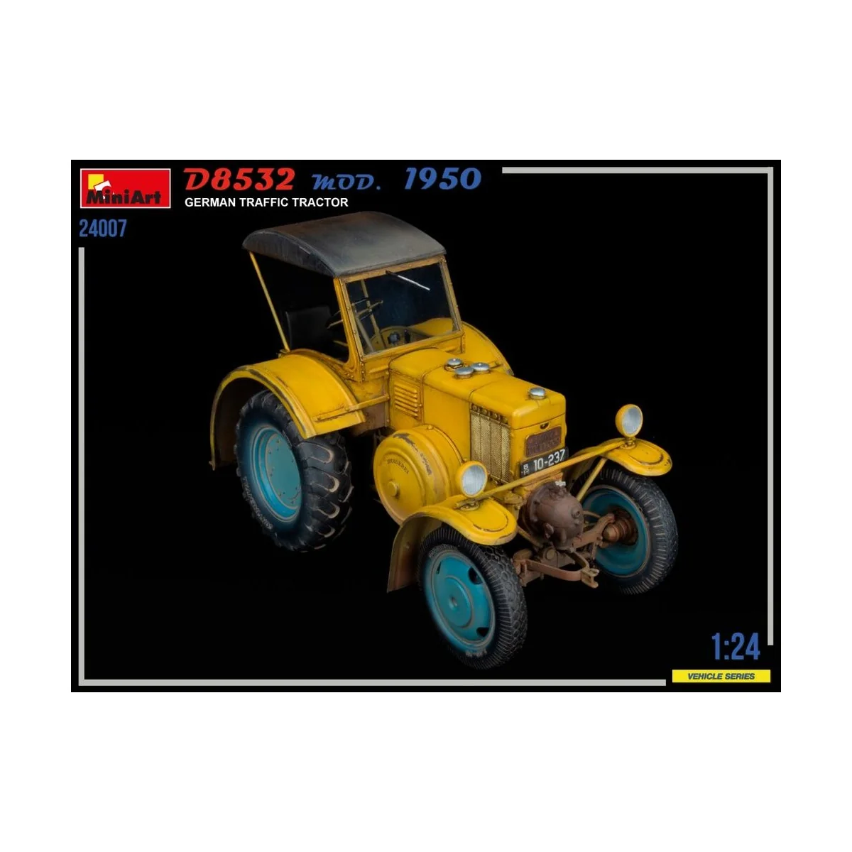 German Traffic Tractor D8532 Mod.1950, 1/24 - MiniArt 24007 German Traffic Tractor D8532 Mod.1950, 1/24 - MiniArt 24007