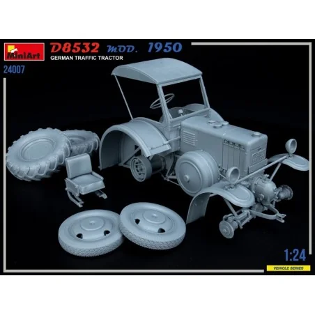 German Traffic Tractor D8532 Mod.1950, 1/24 - MiniArt 24007