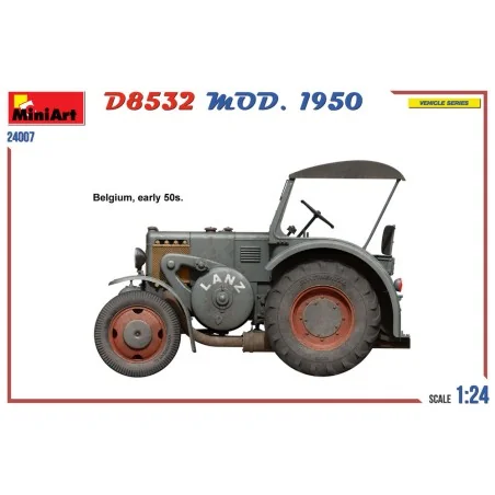 German Traffic Tractor D8532 Mod.1950, 1/24 - MiniArt 24007