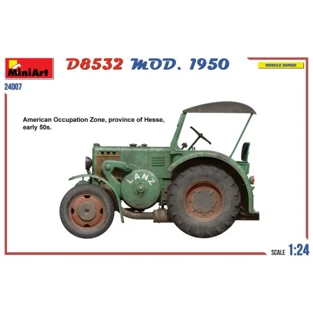 German Traffic Tractor D8532 Mod.1950, 1/24 - MiniArt 24007