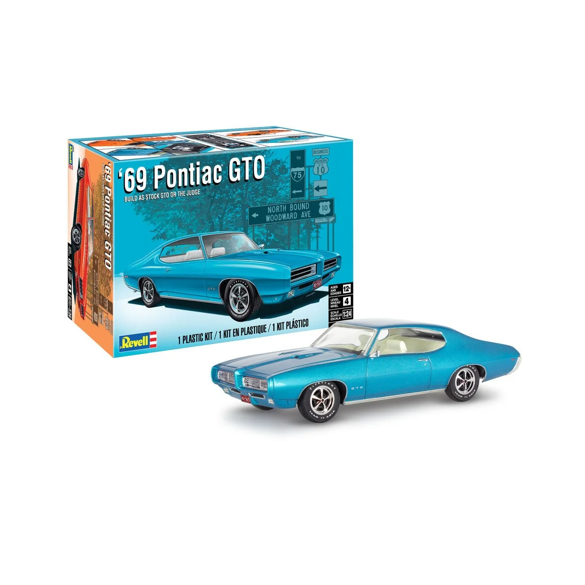 69 Pontiac GTO "The Judge" 2N1, 1/24 - Revell 14530 69 Pontiac GTO "The Judge" 2N1, 1/24 - Revell 14530