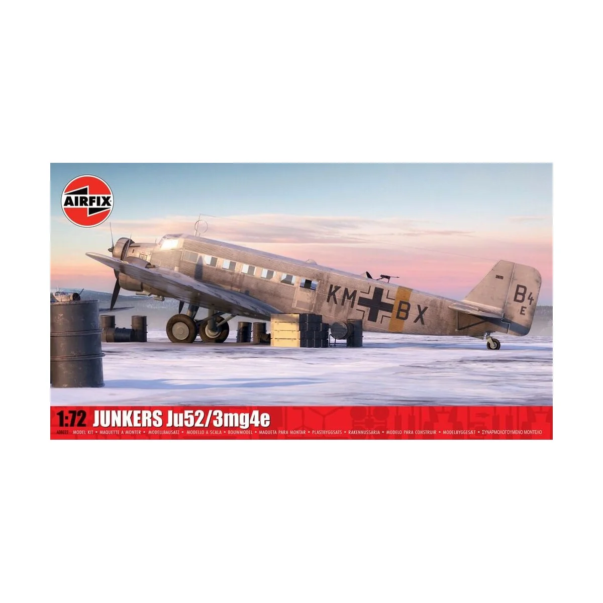 Junkers Ju52/3mg4e, 1/72 - Airfix A08022 Junkers Ju52/3mg4e, 1/72 - Airfix A08022