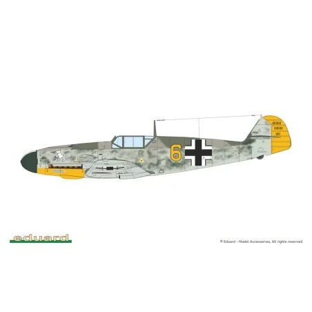 Bf 109F-4, 1/72 - Eduard Plastic Kits 7478