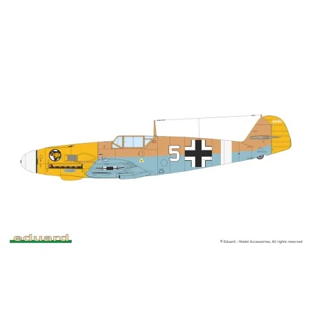Bf 109F-4, 1/72 - Eduard Plastic Kits 7478