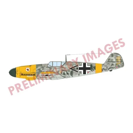 Bf 109F-4, 1/72 - Eduard Plastic Kits 7478