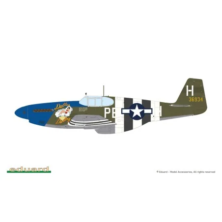 P-51B Mustang, 1/32 - Eduard Plastic Kits 932011