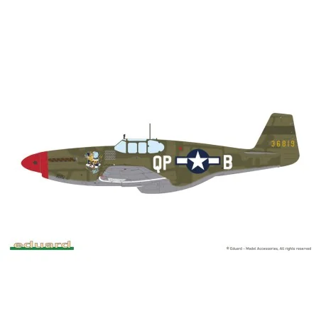 P-51B Mustang, 1/32 - Eduard Plastic Kits 932011