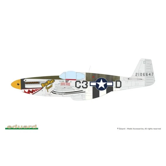 P-51B Mustang, 1/32 - Eduard Plastic Kits 932011