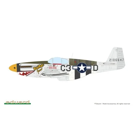 P-51B Mustang, 1/32 - Eduard Plastic Kits 932011