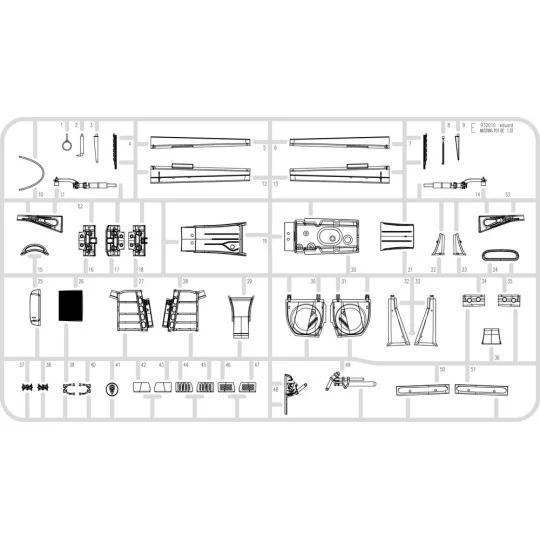 P-51B Mustang, 1/32 - Eduard Plastic Kits 932011