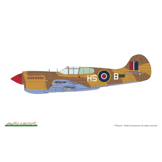 P-40K short tail, 1/48 - Eduard Plastic Kits 82243
