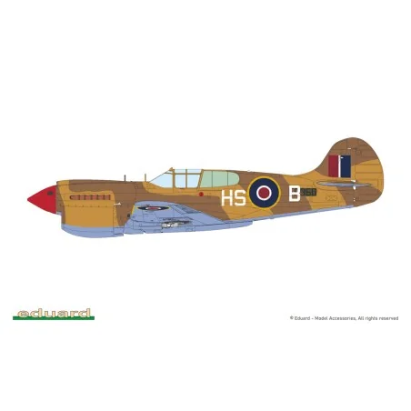 P-40K short tail, 1/48 - Eduard Plastic Kits 82243