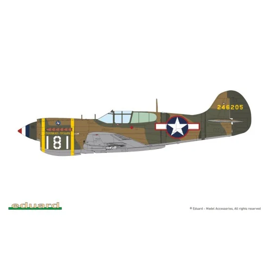 P-40K short tail, 1/48 - Eduard Plastic Kits 82243