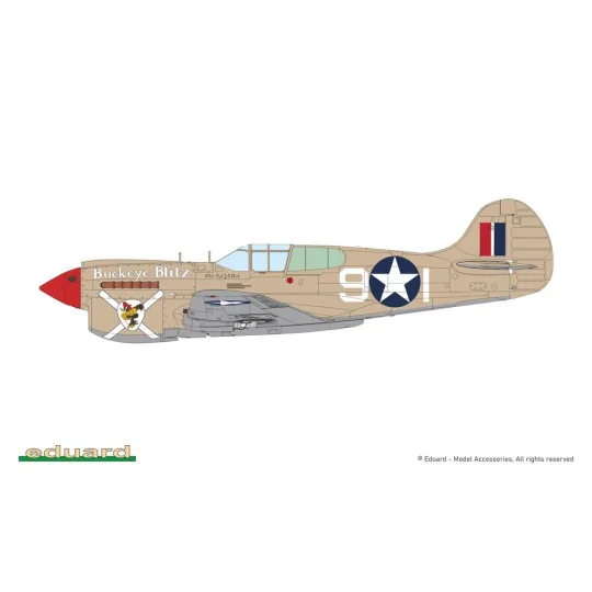 P-40K short tail, 1/48 - Eduard Plastic Kits 82243