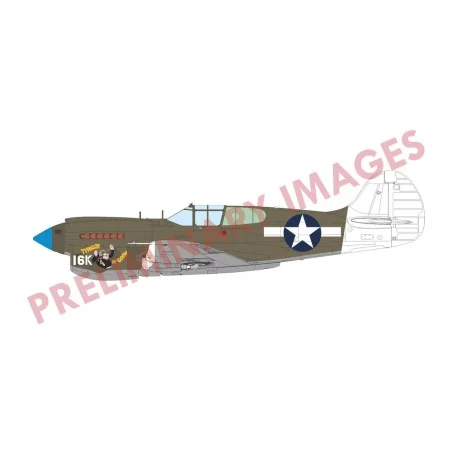P-40K short tail, 1/48 - Eduard Plastic Kits 82243